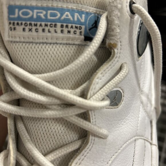 Men’s 10 Rare Nike Air Jordan Team 1 Shoes Vintage University Blue UNC main image 12